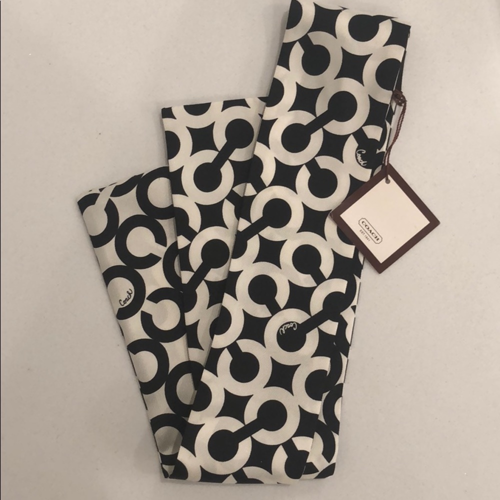 Coach C Logo Scarf